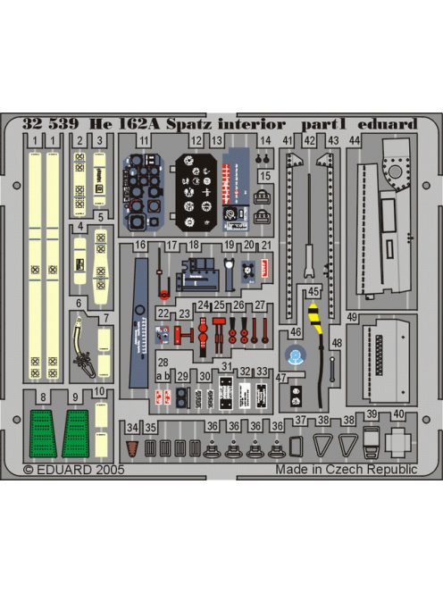 Eduard - Heinkel He 162A Spatz Interior 