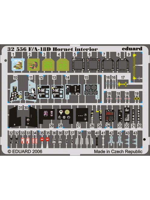 Eduard - F/A-18D Hornet Interior for Academy 