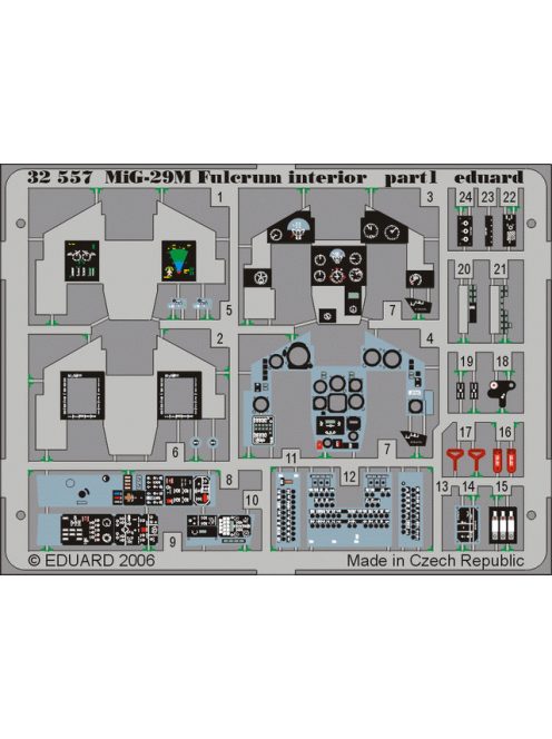 Eduard - MiG-29M Fulcrum Interior for Trumpeter