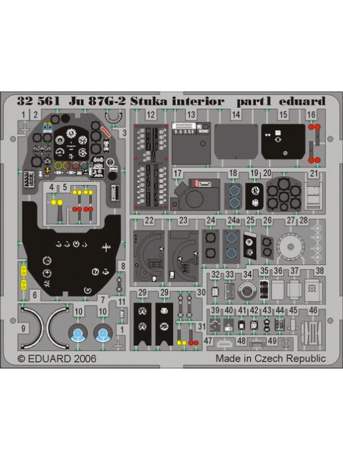 Eduard - Ju 87G-2 Stuka Interior for Hasegawa 