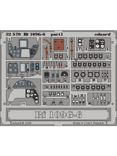 Eduard - Bf 109G-6 Interior for Hasegawa 