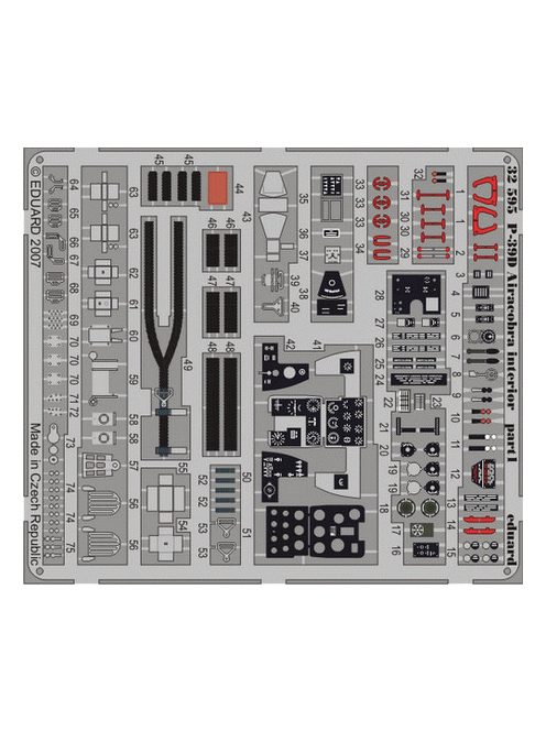 Eduard - P-39D Airacobra Interior for Special Hobby 