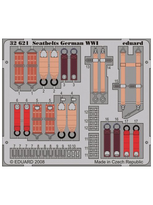 Eduard - Seatbelts German WWI