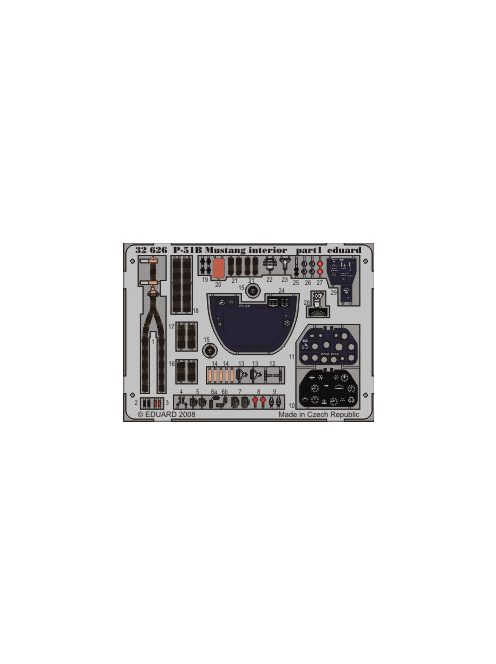 Eduard - P-51B Interior S.A. for Trumpeter