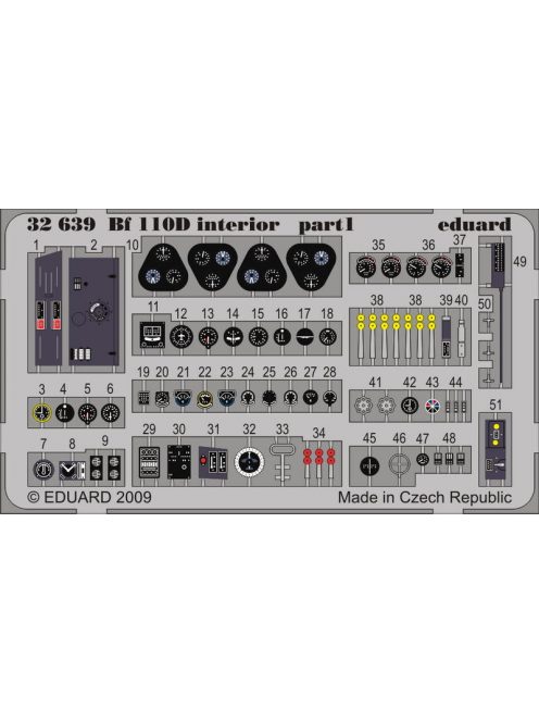 Eduard - Bf 110D Interior for Dragon