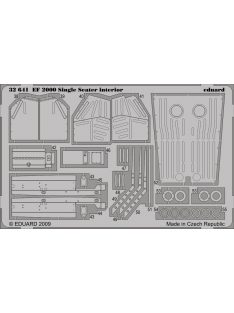   Eduard - EF 2000 Single Seater Interior Self Adhesive for Trumpeter