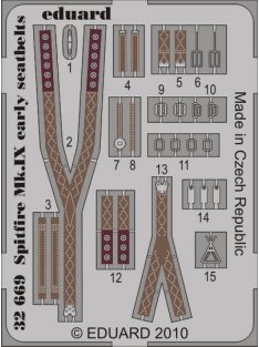 Eduard - Spitfire Mk.IX Early Seatbelts for Tamiya