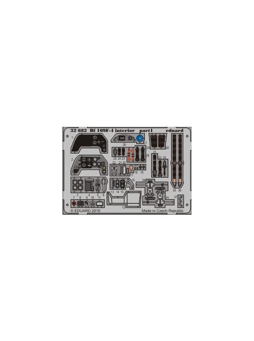 Eduard - Bf 109F-4 Interior S.A. for Hasegawa 