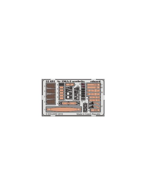 Eduard - Ar 196A-3 Seatbelts for Revell