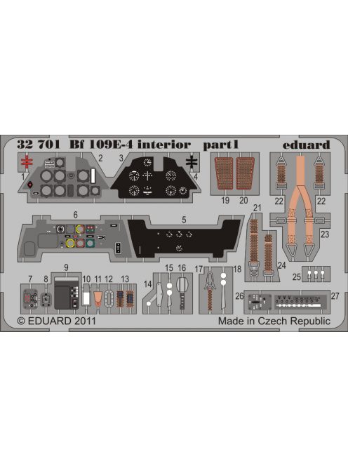 Eduard - Bf 109E-4 Interior S.A. for Dragon/C.H. 