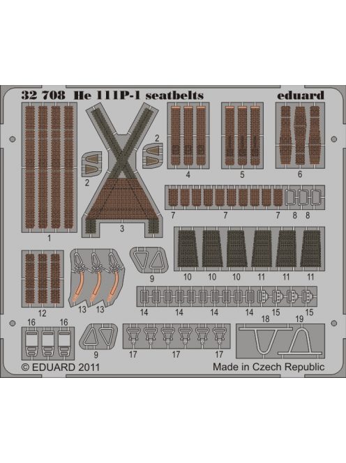 Eduard - He 111 Seatbelts for Revell