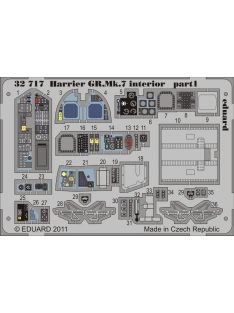 Eduard - Harrier GR.Mk.7 Interior S.A. for Trumpeter 