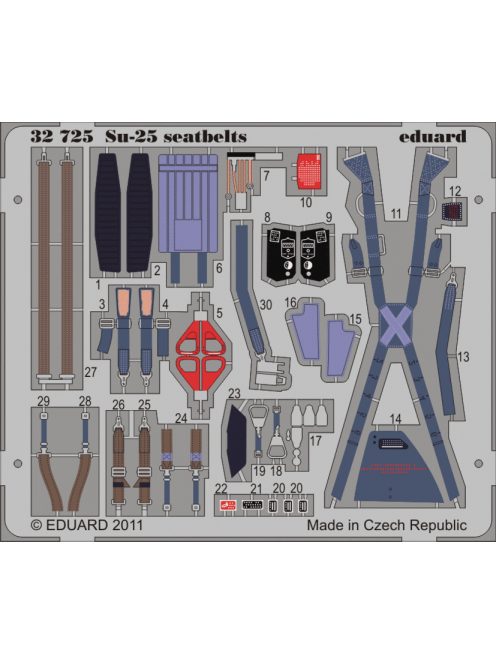 Eduard - Su-25 Seatbelts for Trumpeter