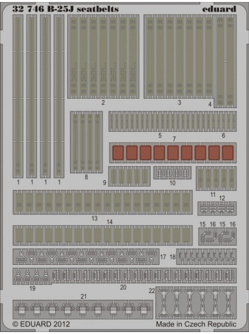 Eduard - B-25J Seatbelts for Hk Models 