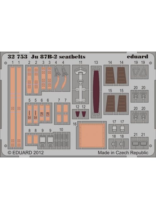 Eduard - Ju 897B-2 Seatbelts for Trumpeter