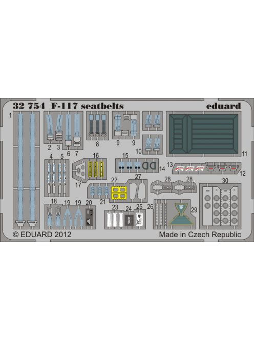 Eduard - F-117 Seatbelts for Trumpeter