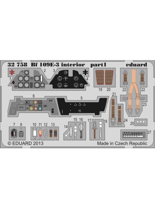 Eduard - Bf 109E-3 Interior S.A. for Cyber Hobby 