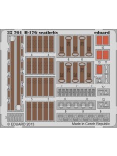 Eduard - B-17G Seatbelts for Hk Models 