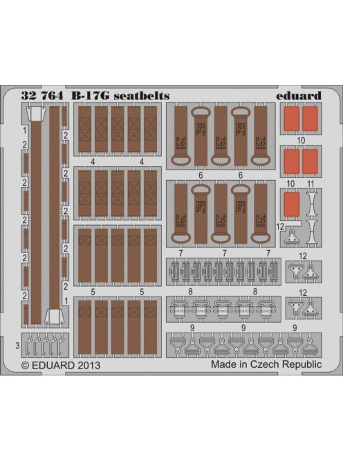 Eduard - B-17G Seatbelts for Hk Models 