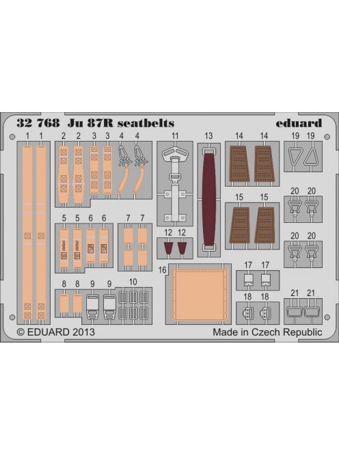 Eduard - Ju 87R Seatbelts for Trumpeter