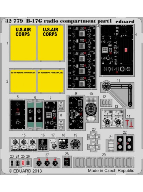 Eduard - B-17G Radio Compartment S.A. forHk Models 