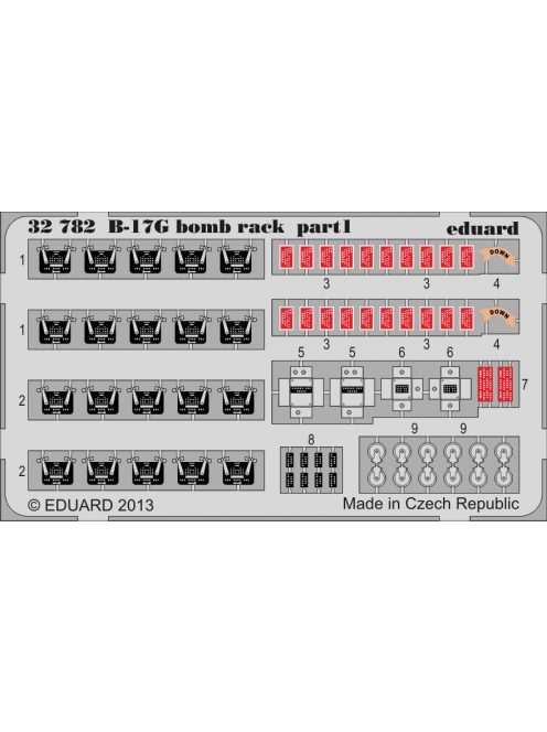 Eduard - B-17G Bomb Rack for Hk Models 