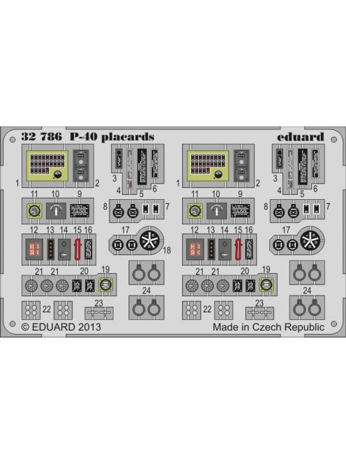 Eduard - P-40 Placards 