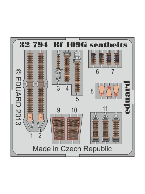 Eduard - Bf 109G Seatbelts for Revell