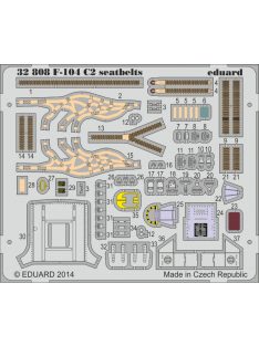 Eduard - F-104 C2 Seatbelts for Italeri 