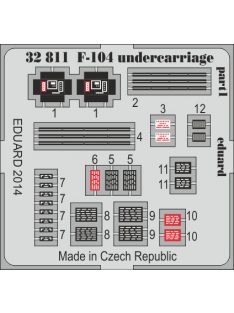 Eduard - F-104 Undercarriage for Italeri 