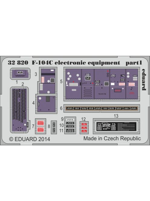 Eduard - F-104C Electronic Equipment for Italeri 