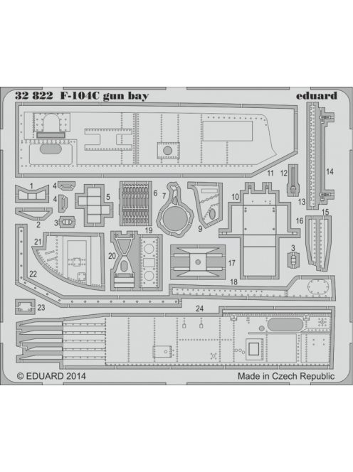 Eduard - F-104C Gin Bay for Italeri 