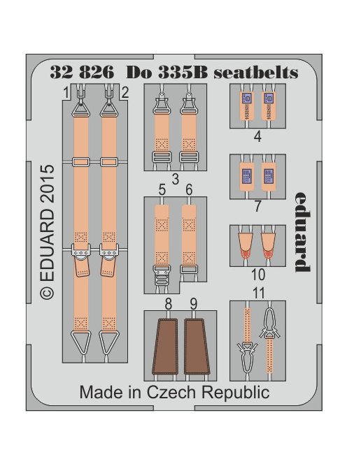 Eduard - Do 335B Seatbelts for Hk Models