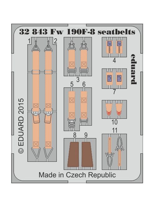 Eduard - Fw 190F-8 Seatbelts for Revell