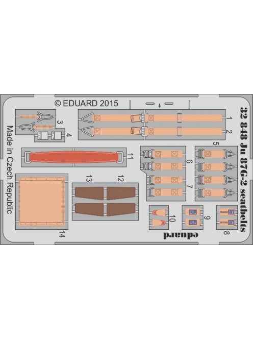 Eduard - Ju 87G-2 Seatbelts for Trumpeter