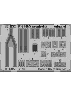 Eduard - P-39Q/N Seatbelts for Kittyhawk 