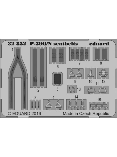 Eduard - P-39Q/N Seatbelts for Kittyhawk 