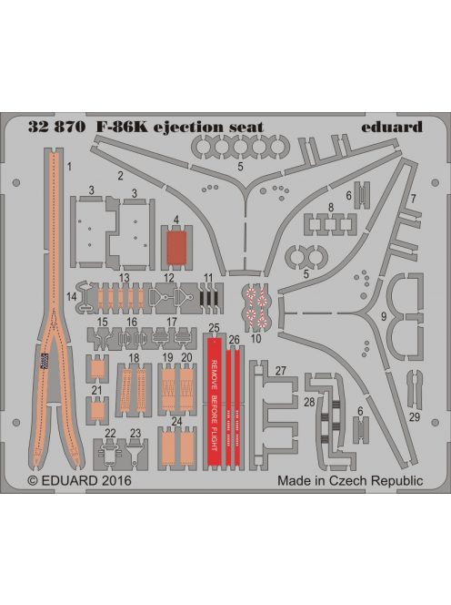 Eduard - F-86K Ejection Seat for Kittyhawk 