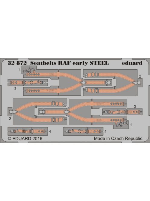 Eduard - Seatbelts RAF Early Steel 