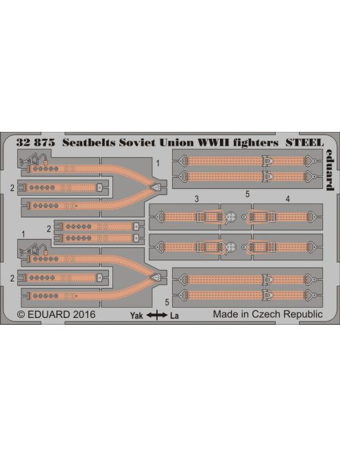 Eduard - Seatbelts Soviet Union WWII Fightersstee 