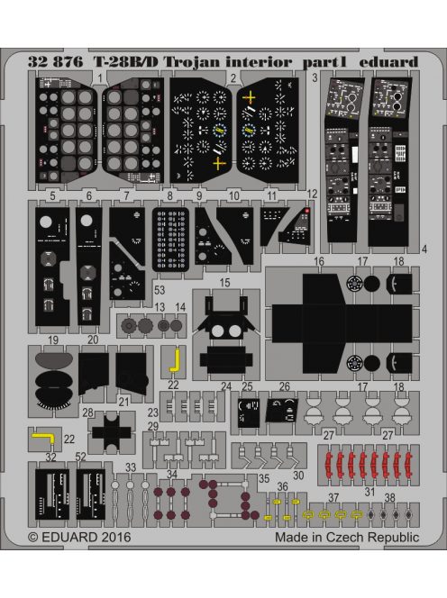 Eduard - T-28B/D Trojan Interior for Kittyhawk 