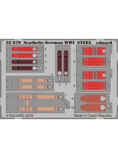 Eduard - Seatbelts German WWI Steel 