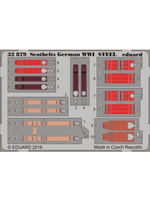 Eduard - Seatbelts German WWI Steel 