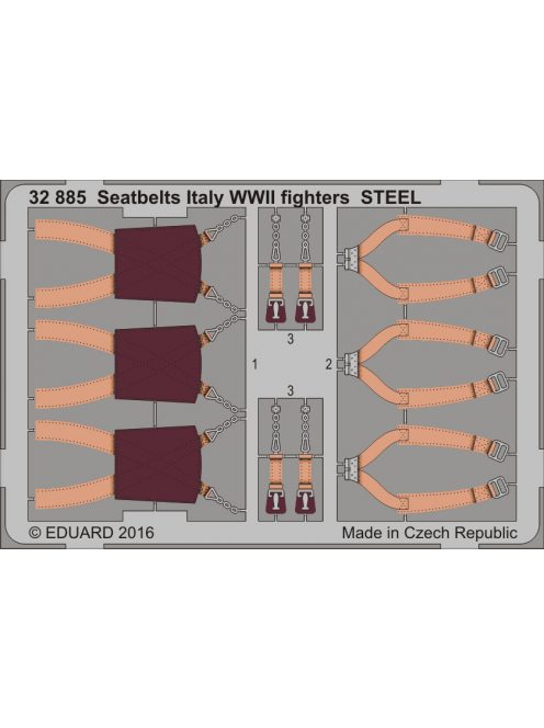 Eduard - Seatbelts Italy WWII Fighters Steel 