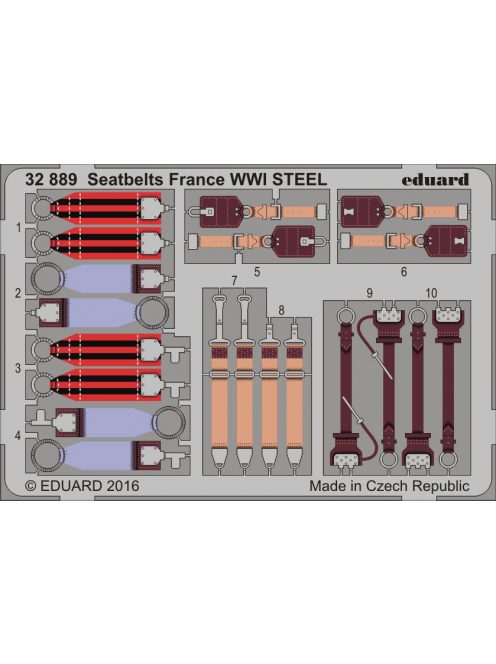 Eduard - Seatbelts France WWI Steel 