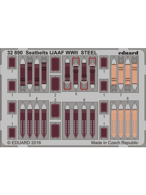 Eduard - Seatbelts Ijaaf WWII Steel 