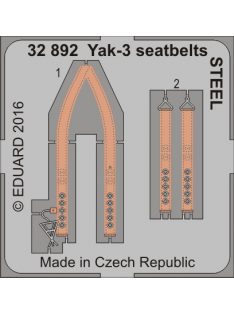 Eduard - Yak-3 Seatbelts Steel for Special Hobby 