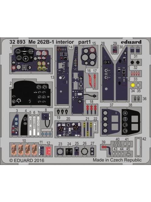 Eduard - Me 262B-1 Interior for Revell