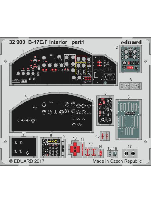 Eduard - B-17E/F Interior for Hk Model 