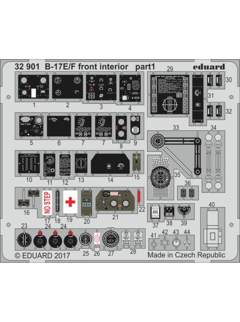 Eduard - B-17E/F Front Interior for Hk Model 